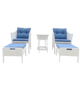 Набор мебели, 5 предметов, с айс-кулером, белый